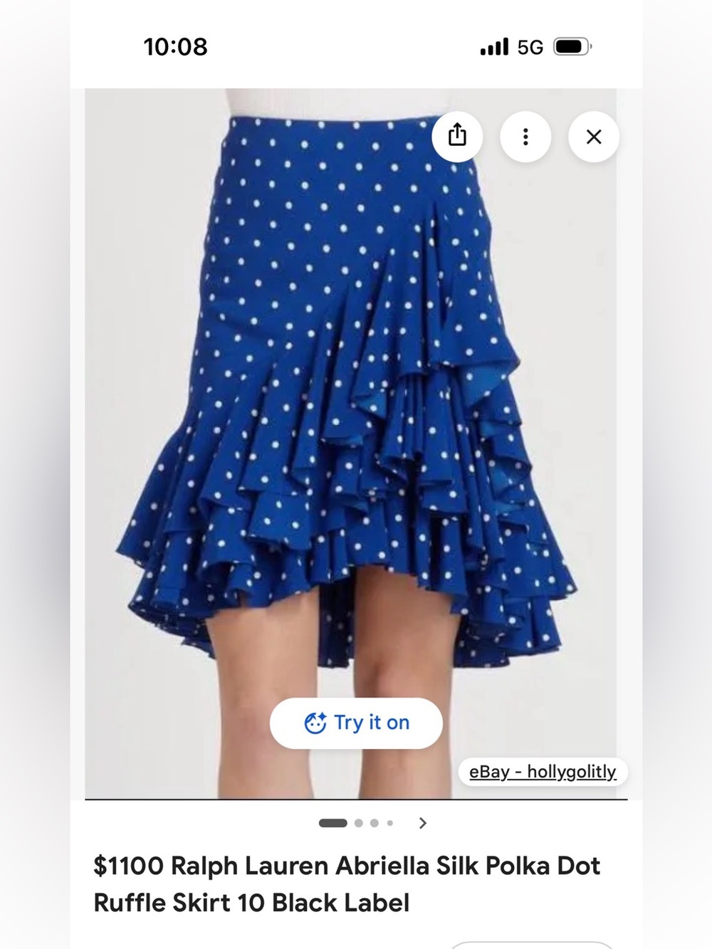 Ralph Lauren Black Label Skirt 8